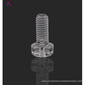 Acrylic Screw transparent plastic screw